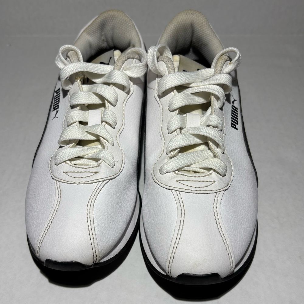Puma Women’s n Turin II White/Black Sneakers( 372142 04) Size 7.5